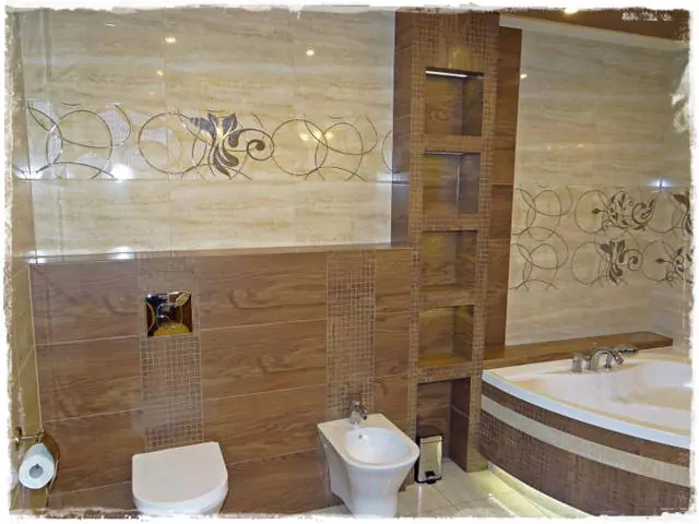 díszítő burkolás váltott szinekkel