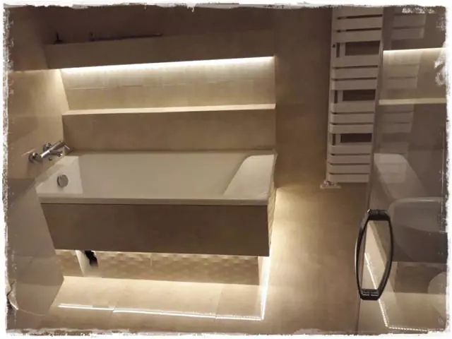 kád falfülke megvilágítás