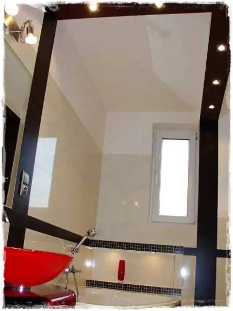 fürdőszobában mennyezet festés