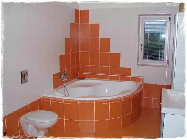 beépített sarok kád