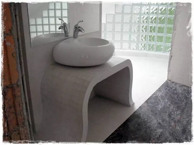 épített mosdó design