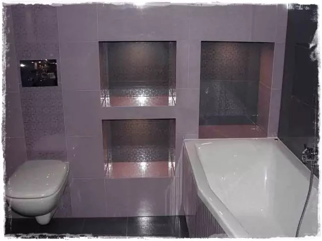 fürdőszoba falfülke burkolás