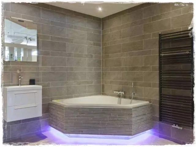 kád alatti rejtett led világítás