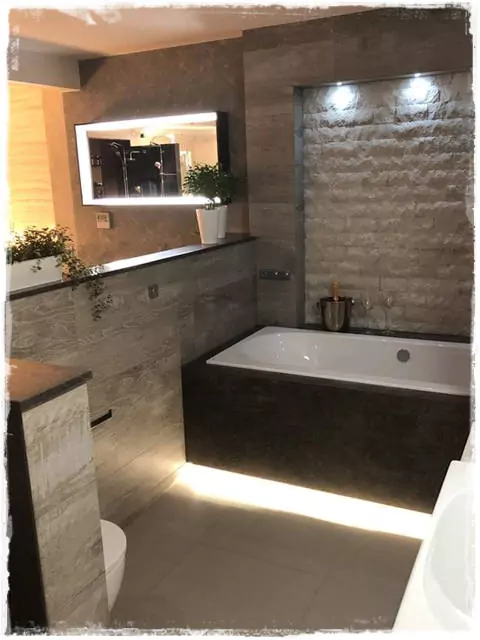 díszítő fal rejtett világítás