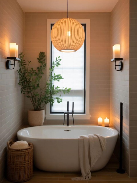 Fürdőszobai kád design és hangulat
