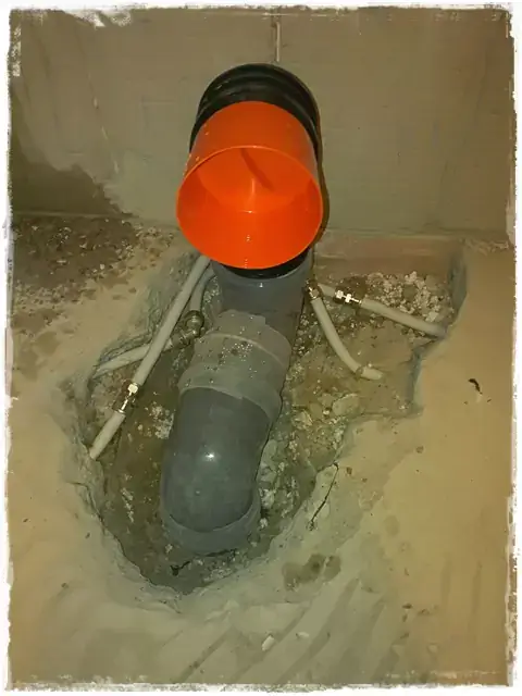 wc áthelyezés, vízszerelés