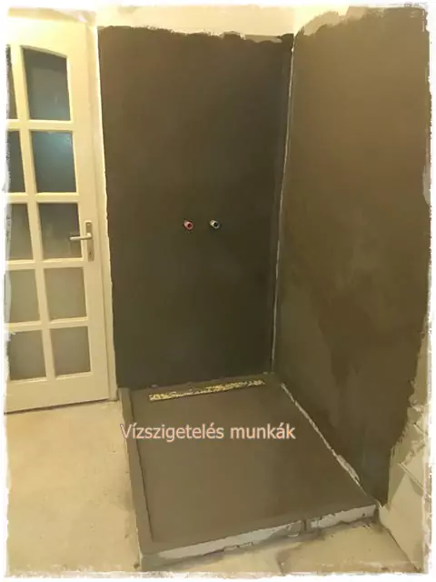 zuhanyzó vízszigetelés