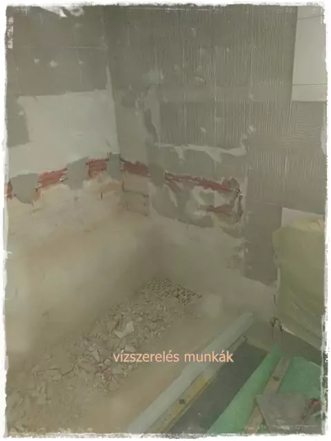 Vízszerelési munkák fürdőszobában