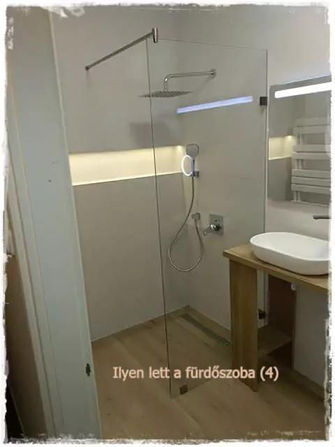 ilyen lett a fürdőszoba